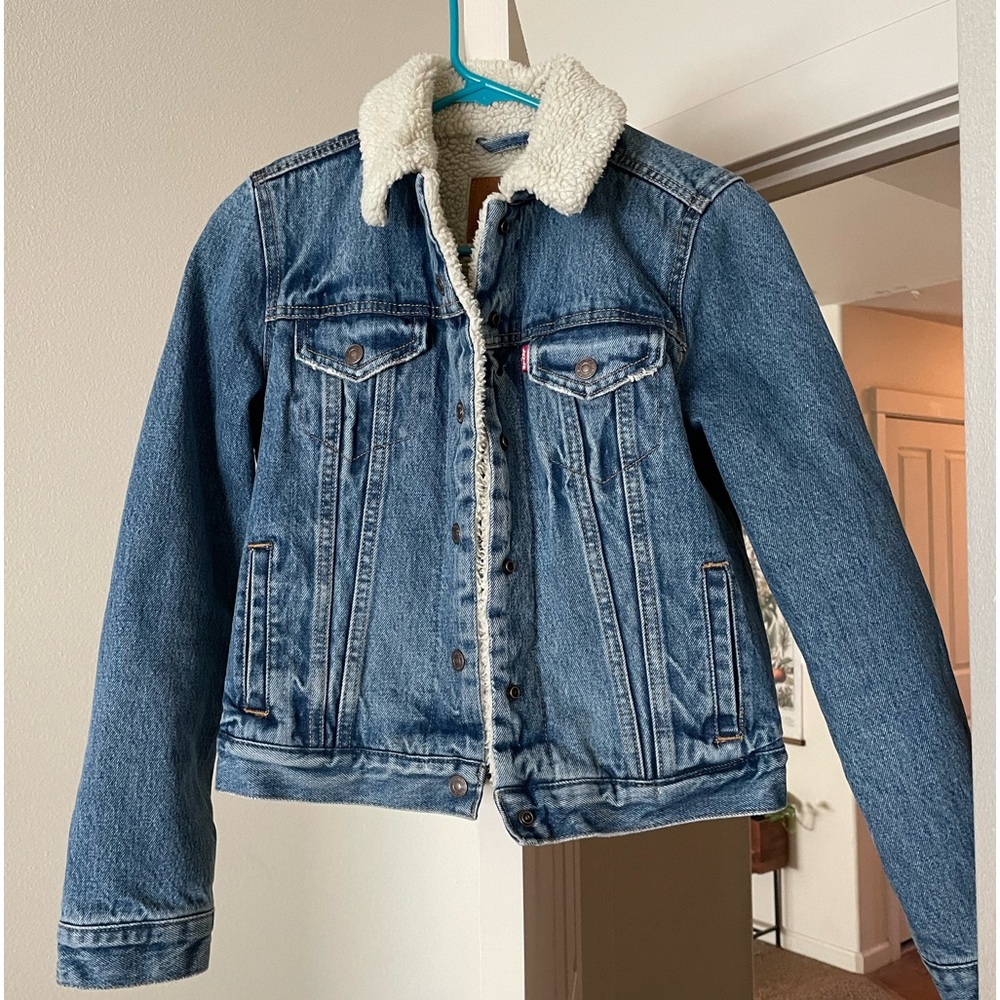 Levi’s Jean Jacket with Sherpa lining